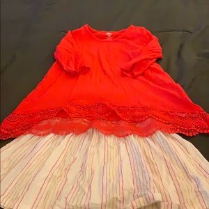 Girls top and bottom